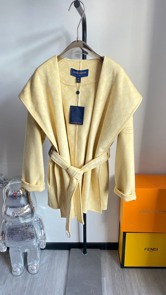 Luxury Louis Vuitton  Wrap Coat 034