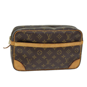 Louis Vuitton Compiegne 28  Canvas Clutch Bag