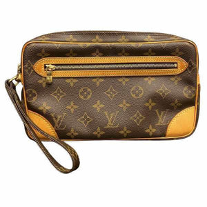Louis Vuitton Marly Dragonne  Canvas Clutch Bag