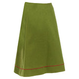 Christian Dior John Galliano Communist Pique Aline Skirt