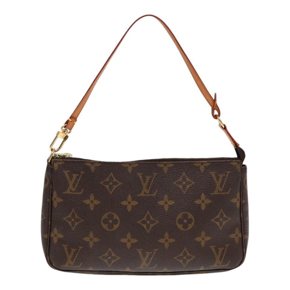 Louis Vuitton Pochette Accessoire  Canvas Clutch Bag
