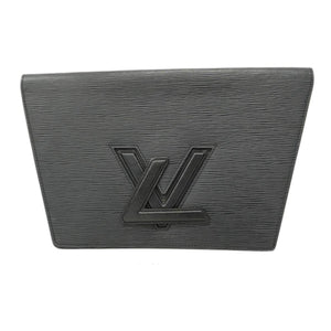 Louis Vuitton Trapèze  Leather Clutch Bag