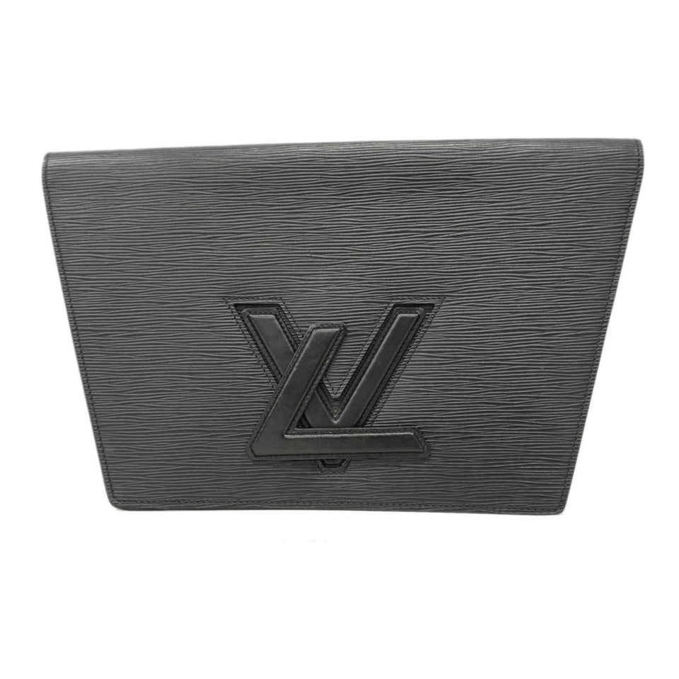 Louis Vuitton Trapèze  Leather Clutch Bag
