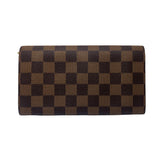 Louis Vuitton Vintage Damier Ebene Canvas Sarah Wallet