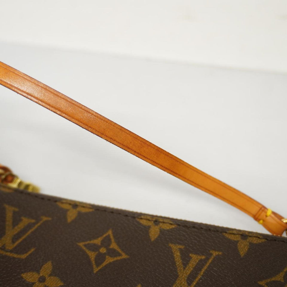 Louis Vuitton Pochette Accessoire  Canvas Clutch Bag