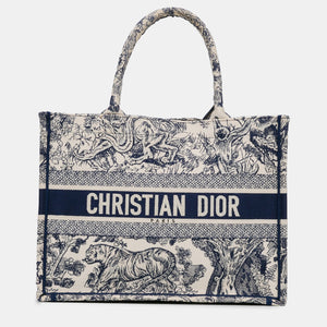 Medium Dioriviera Toile De Jouy Book Tote