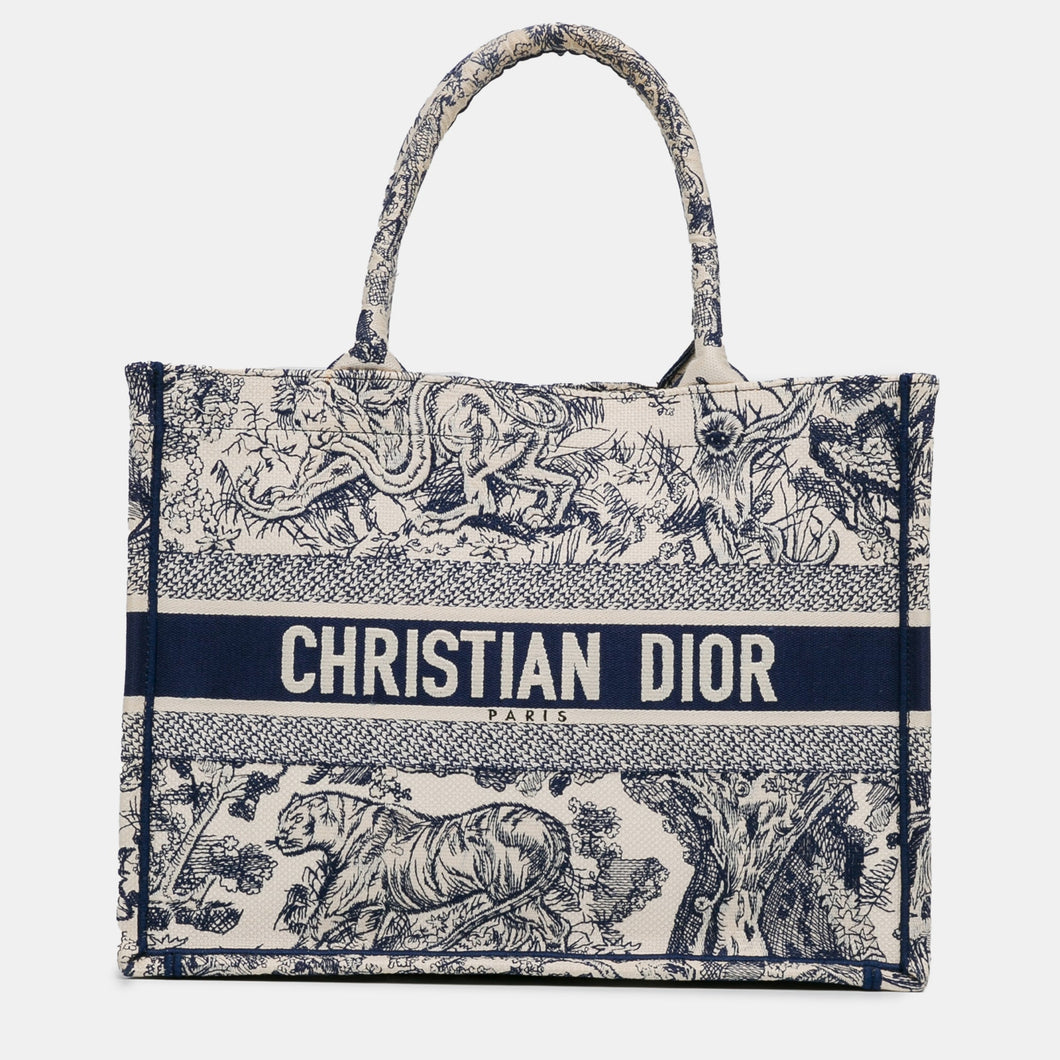 Medium Dioriviera Toile De Jouy Book Tote