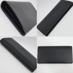 Louis Vuitton Double Fold Wallet Portefolio Braza  Model M66542 Epileptic Silver/war Gold   Dress Small s Preservation Bag Box