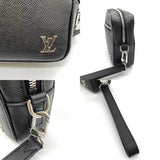 Louis Vuitton Pochette Kasai  Leather Clutch Bag