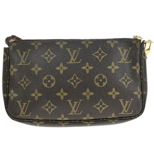 Louis Vuitton Pochette Accessoires  Canvas Clutch Bag