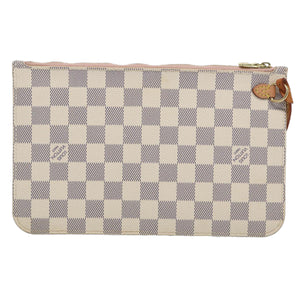 Louis Vuitton Neverfull  Canvas Clutch Bag