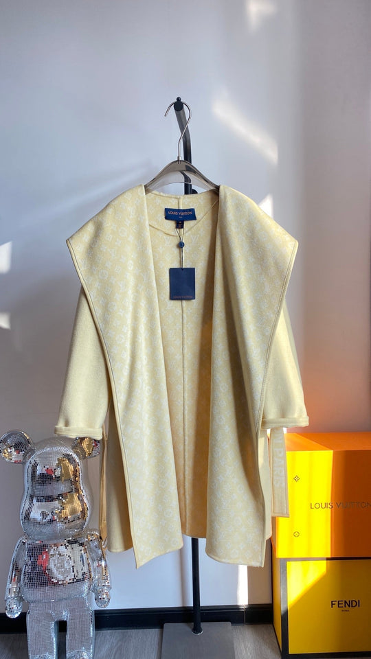 Luxury Louis Vuitton  Wrap Coat 035