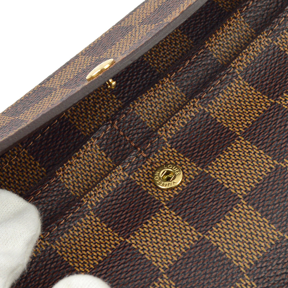 Louis Vuitton Damier Portefeuille Sarah Purse Wallet N61734