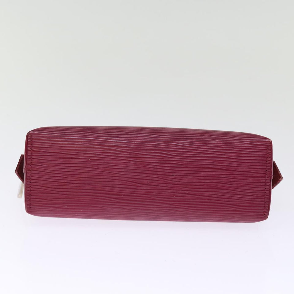 Louis Vuitton Cosmetic Pouch  Leather Clutch Bag