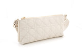 Dior 2023 Club Bag in Dusty Ivory Cannage Lambskin
