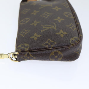 Louis Vuitton Pochette Accessoire  Canvas Clutch Bag