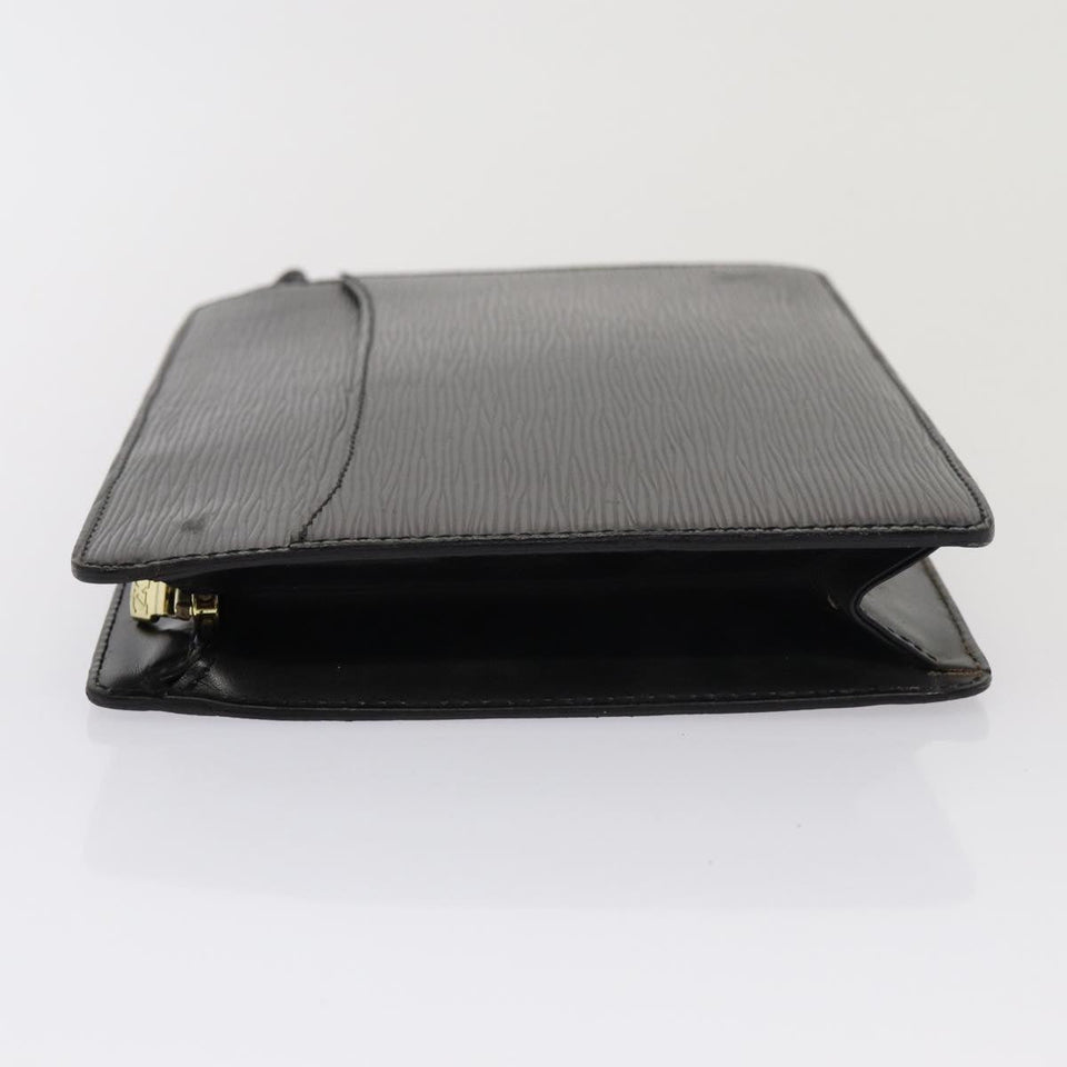 Louis Vuitton Epi Pochette Homme Clutch Bag Black Noir