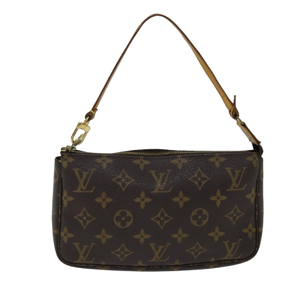 Louis Vuitton Pochette Accessoire  Canvas Clutch Bag