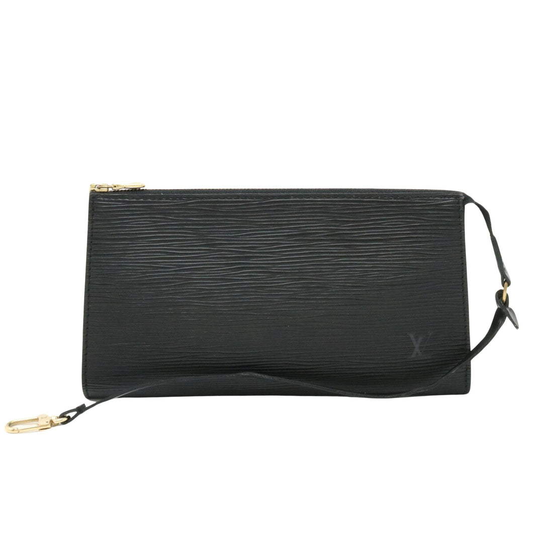 Louis Vuitton Pochette Accessoires  Leather Clutch Bag