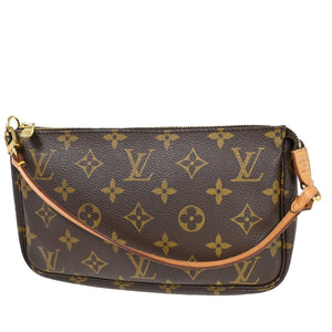 Louis Vuitton Pochette Accessoires  Canvas Clutch Bag