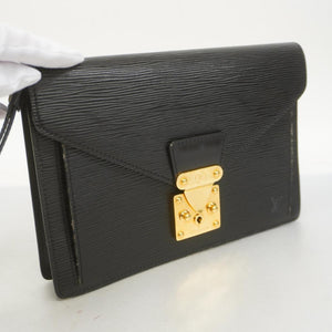 Louis Vuitton Sellier Drangonne  Leather Clutch Bag