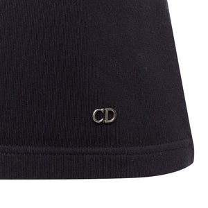 Dior Cotton Silver CD Logo Plate Sleeveless Crew Neck Tank Top