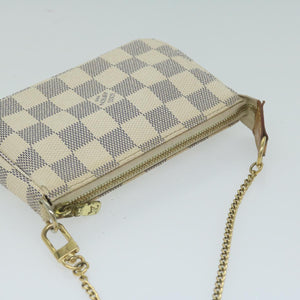 Louis Vuitton Pochette Accessoire  Canvas Clutch Bag