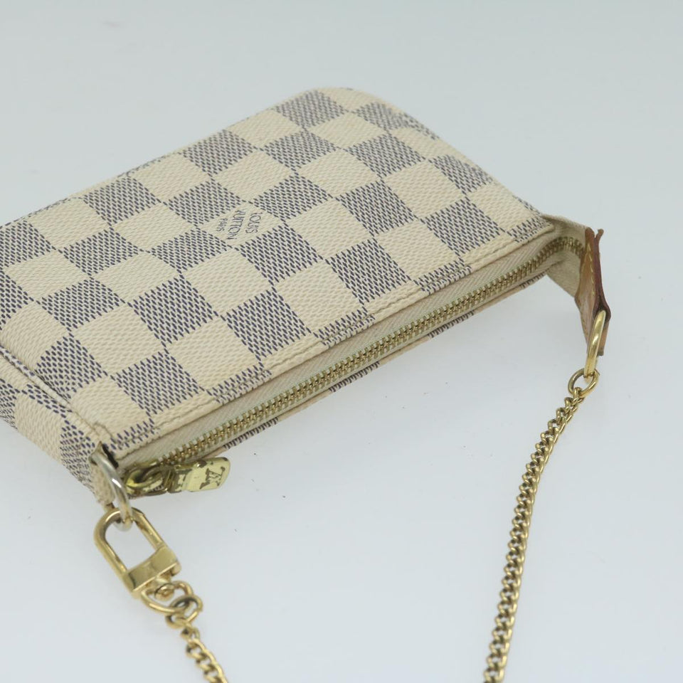 Louis Vuitton Pochette Accessoire  Canvas Clutch Bag
