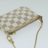 Louis Vuitton Pochette Accessoire  Canvas Clutch Bag