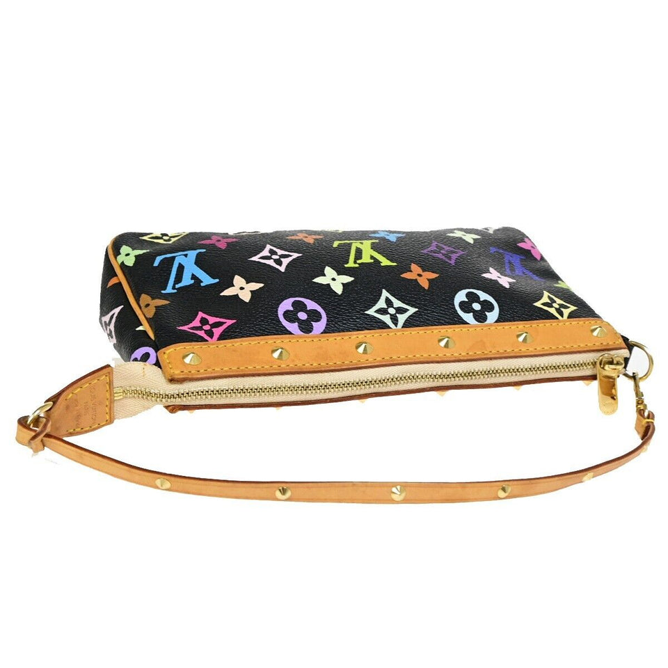 Louis Vuitton Pochette Accessoires  Canvas Clutch Bag