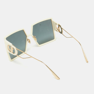 Dior Off White/black 30 Montaigne Square Sunglasses