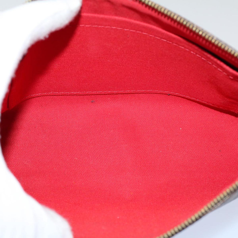 Louis Vuitton Pochette Accessoire  Canvas Clutch Bag