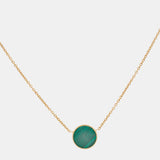 Dior Rose Des Vents Malachite Diamond 18K Yellow Gold Necklace