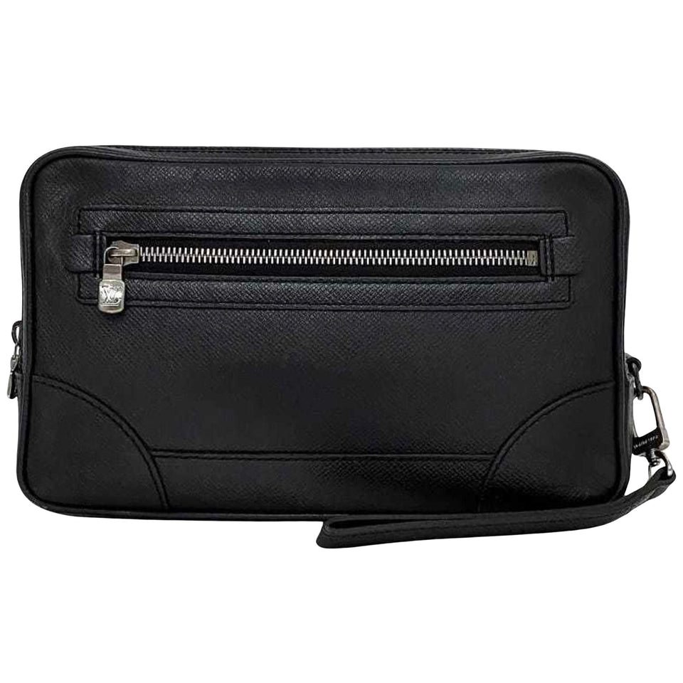 Louis Vuitton Pavel  Leather Clutch Bag