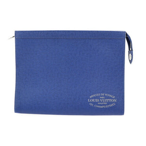 Louis Vuitton Pochette Voyage  Leather Clutch Bag