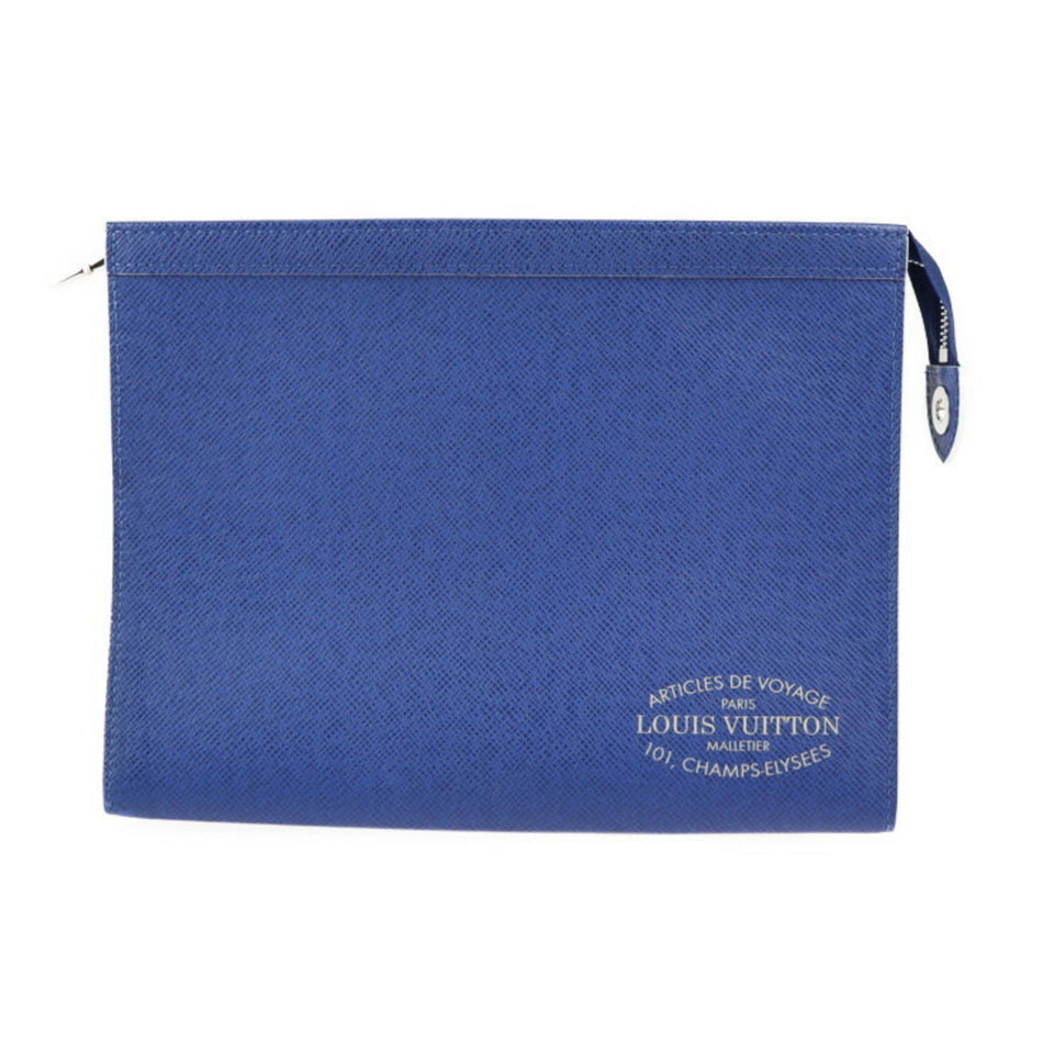 Louis Vuitton Pochette Voyage  Leather Clutch Bag