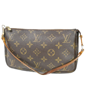 Louis Vuitton Pochette Accessoires  Canvas Clutch Bag