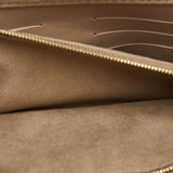 Louis Vuitton  Gold Leather Louise Clutch