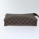 Louis Vuitton Poche Toilette  Canvas Clutch Bag