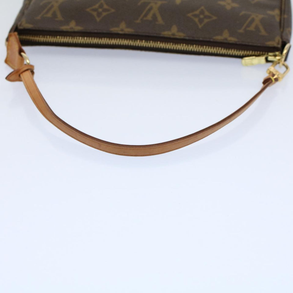 Louis Vuitton Pochette Accessoire  Canvas Clutch Bag