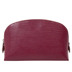 Louis Vuitton Cosmetic Pouch  Leather Clutch Bag