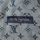 Louis Vuitton x NIGO Cotton Denim Jacket 46  Navy HJA10WUZC Giant Damier Waves Monogram