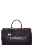 Chanel Quilted Boston Duffle Tote