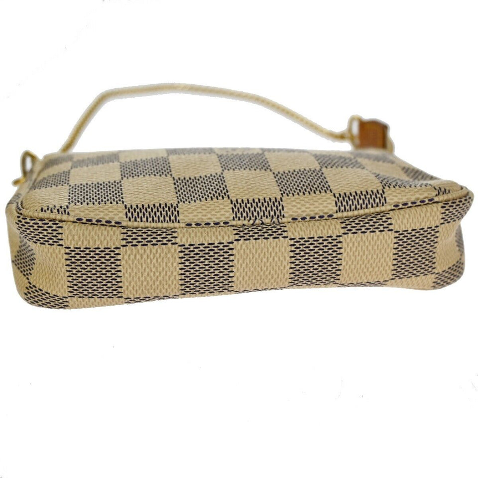 Louis Vuitton Mini Pochette Accessoires  Canvas Clutch Bag