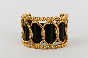 Bracelet en cuir Chanel 1990s