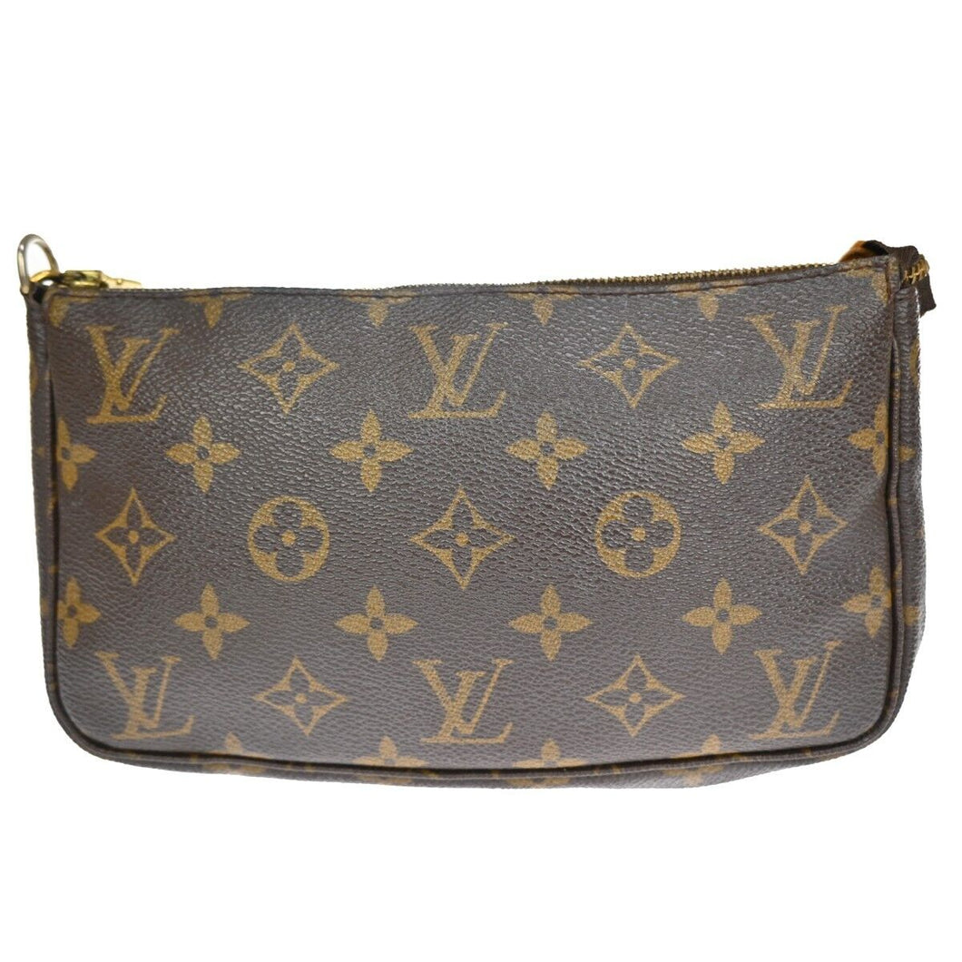 Louis Vuitton Pochette Accessoires  Canvas Clutch Bag