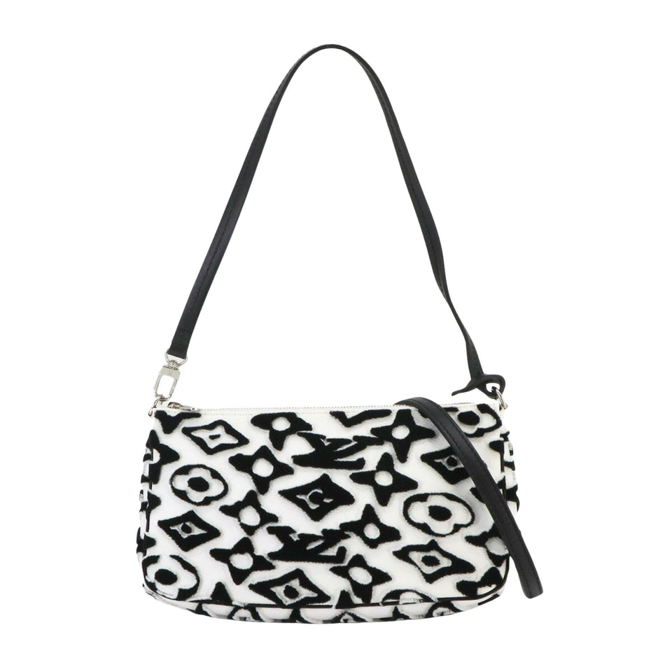 Louis Vuitton Pochette Accessoires  Canvas Clutch Bag