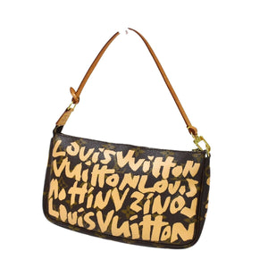 Louis Vuitton Pochette Accessoires  Canvas Clutch Bag