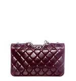 Chanel Perfect Edge Flap Burgundy with Silver Hardware Handbag