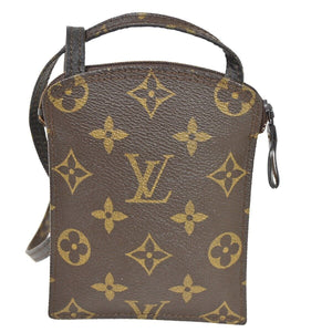 Louis Vuitton Pochette Secret  Canvas Clutch Bag
